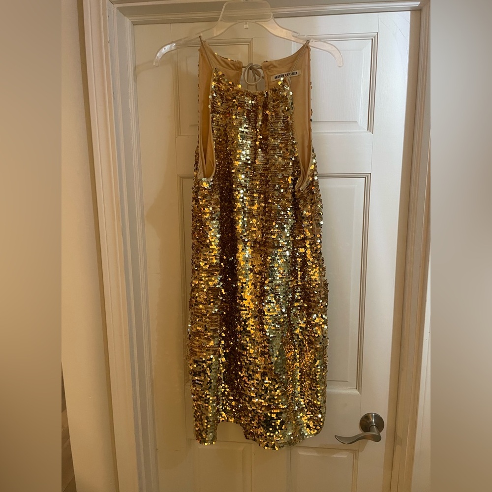 Gold Sequin Dress